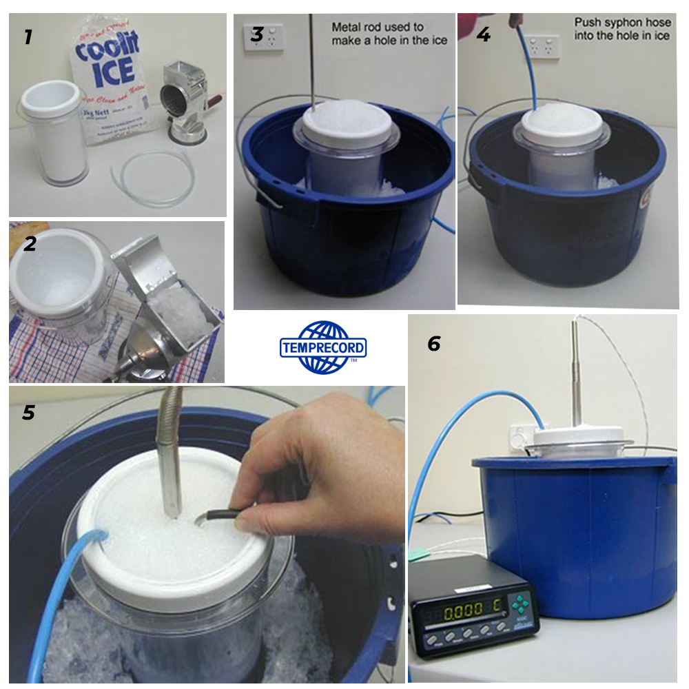 Izrada ledene kupelji za provjeru točnosti termometra Metoda leda za provjeru točnosti termometra