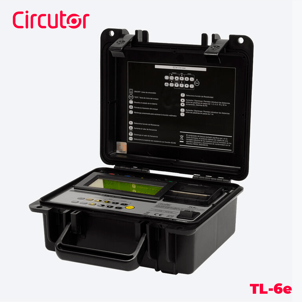 Slika mjernog instrumenta CIRCUTOR TL-6e Mjerilo otpora zemlje