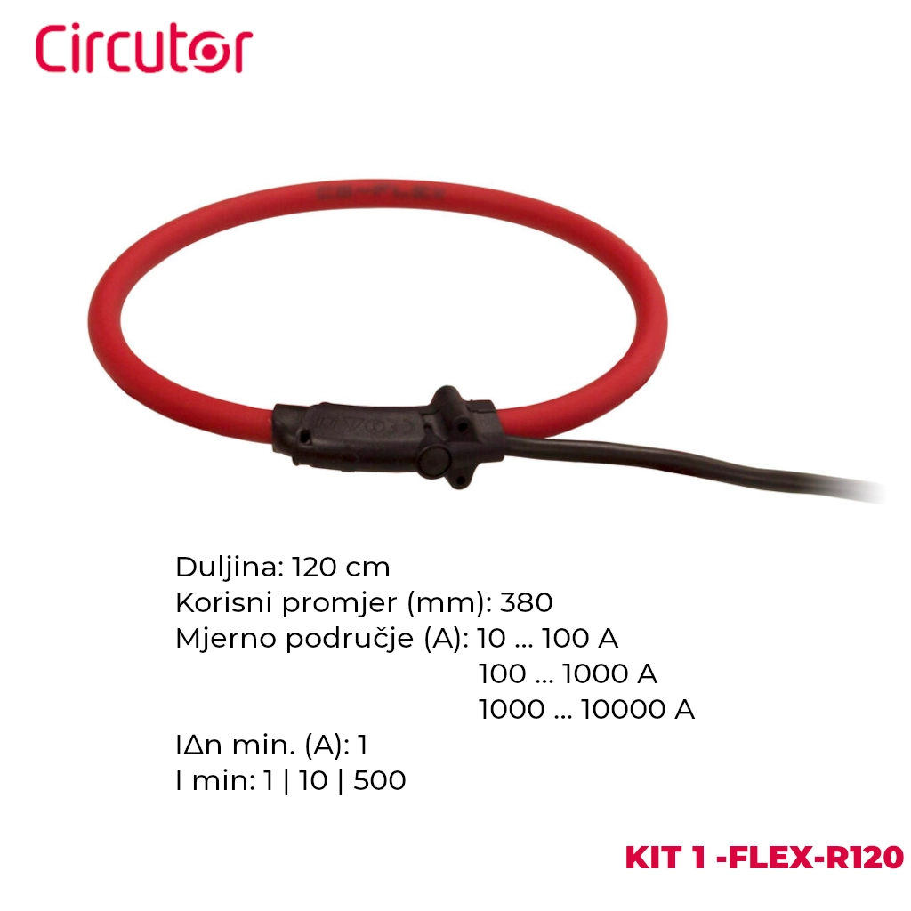 Circutor strujna kliješta 1-FLEX-R120 i njihove glavne karakteristike