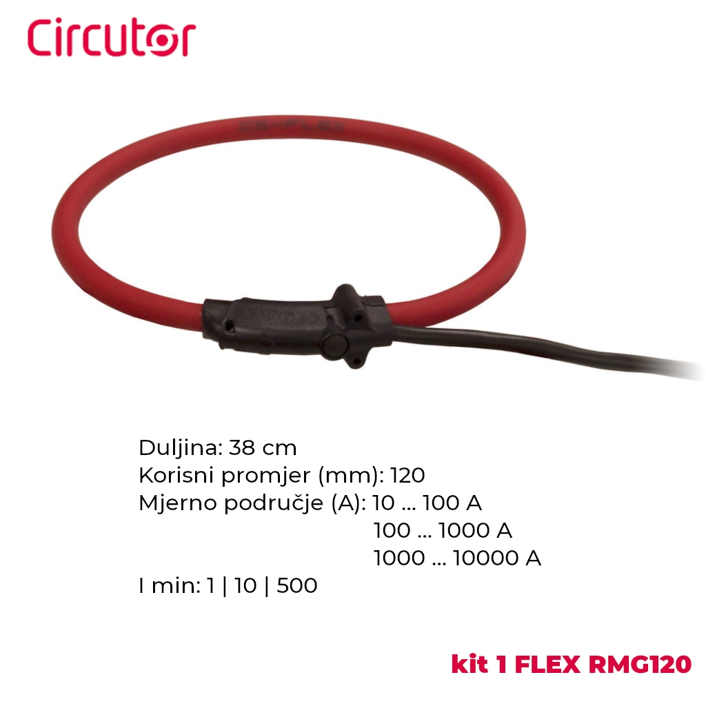 Circutor strujna kliješta FLEX RMG120 i njihove glavne karakteristike